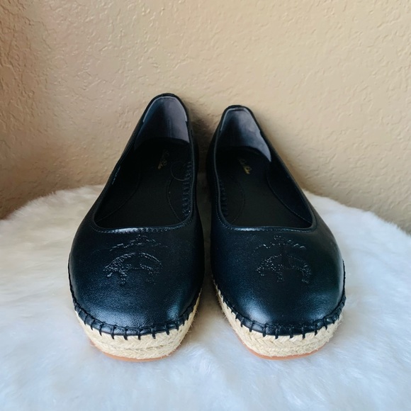 Brooks Brothers leather espadrille flats 9 - Picture 4 of 12